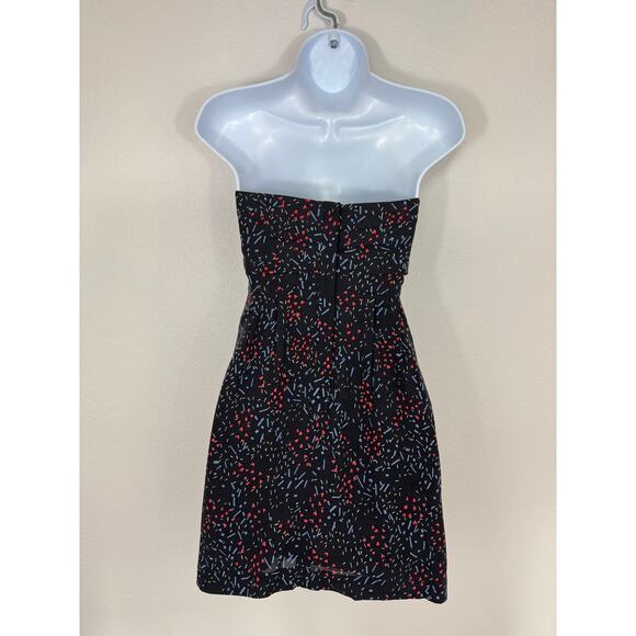 BCBGeneration Strapless Abstract Print Mini Dress Size 2 - Picture 2 of 9